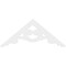 Ekena Millwork Pitch Robin Architectural Grade PVC Gable Pediment, 48"W x 20"H x 1"P (10/12) GPP048X020X100ROB - alternate 4